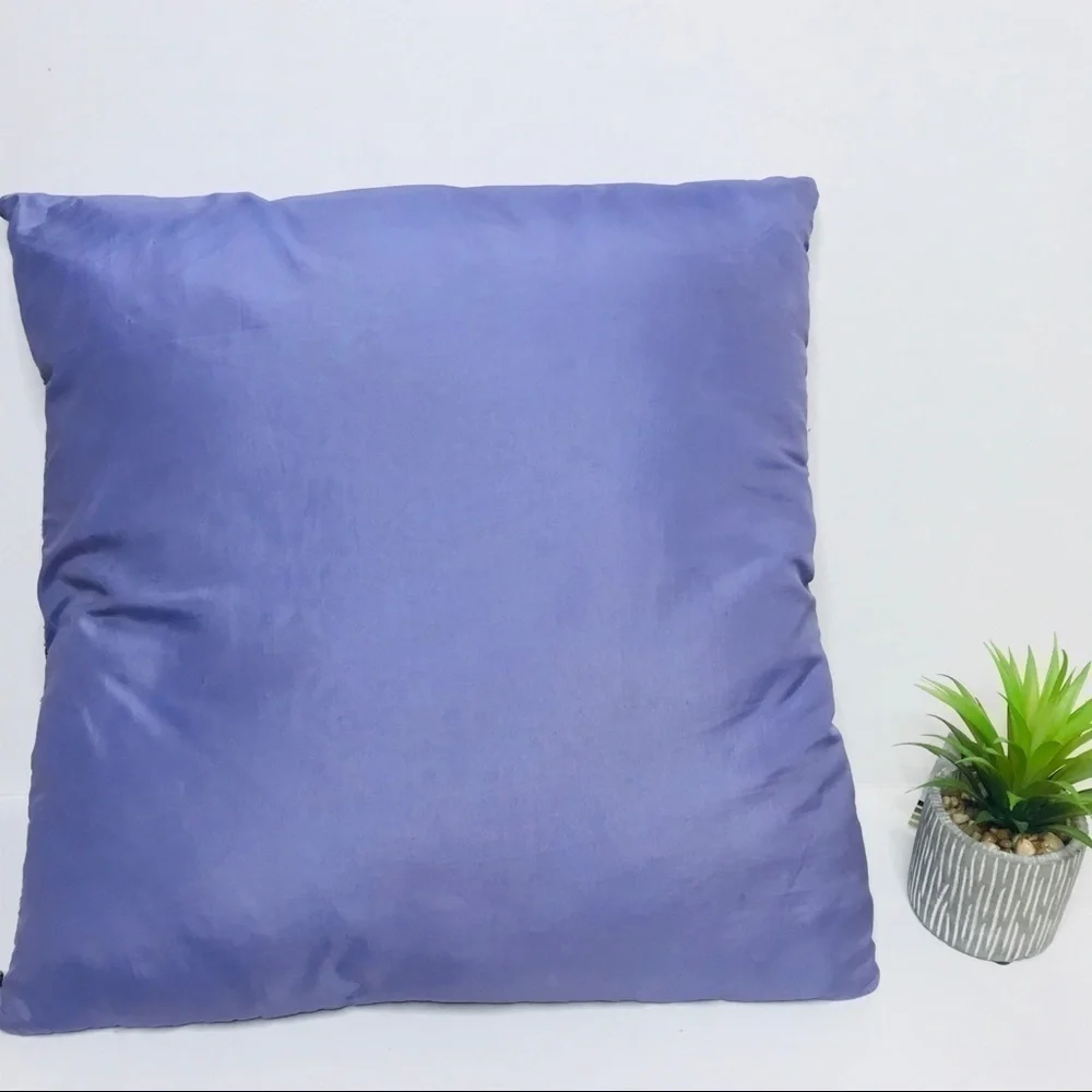 PIER 1 Lavender and Chocolate Square Accent Pillow